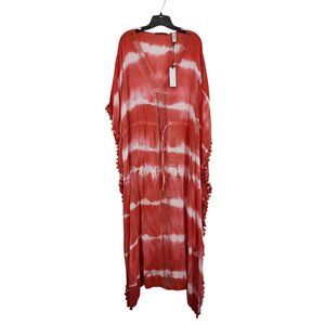 Michael Stars Women's Farrah Tie Dye Maxi Caftan Dress - OS